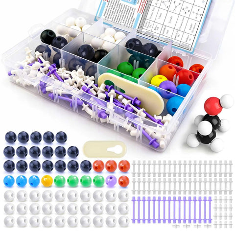 Hands On Chemistry Molecular Model Kit For Students And Teachers 136 Pcs Organic And Inorganic Chemistry Learning Set