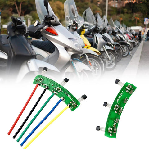 120 Degree Hall Effect Sensor Circuit Board With Aluminum Housing For Electric Bikes And Scooters Replacement Motor Hall Sensor Plate