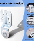 Sliding Door Hardware Wardrobe Roller Kit For Top Hung Bypass Doors Galvanized Steel Construction For Durability