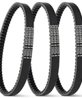 Three Pack Drive Belt Set for 30 Series Torque Converter Go Karts, Replacements for Manco 5959 and Comet 203589, durable belts