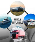 Universal Car Battery Terminal Connector Kit With Pure Copper Terminals And Plastic Covers for cars, trucks, RVs, boats
