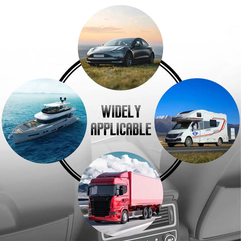 Universal Car Battery Terminal Connector Kit With Pure Copper Terminals And Plastic Covers for cars, trucks, RVs, boats