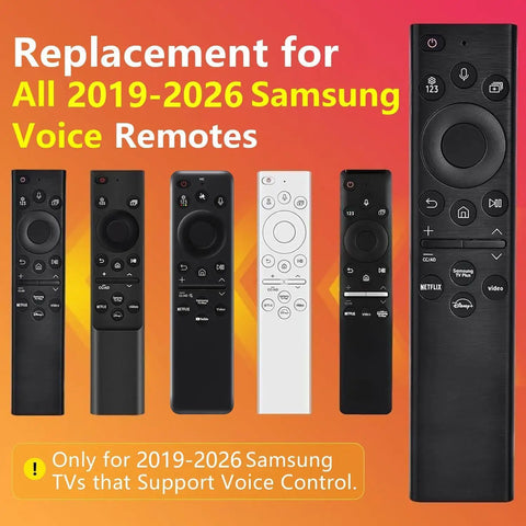 Replacement Remote For 2019-2026 Smart TVs With Voice Control No Nonsense Setup Broad TV Compatibility Low Latency