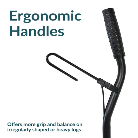 36 Inch Steel Log Tongs For Fire Pit Maneuvering Hot Embers Safely Easy Grip Handle Makes Tending Backyard Campfires A Breeze Weekend Warrior Approved Tool For Rearranging Seasoned Logs Without Burning Your Mitts During Cozy Nights Outdoors