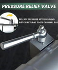 Pressure relief valve on the Powerful 1100W Electric Rebar Bender For 4-22mm Steel Bars, enabling safe operation.