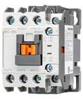 Beefed Up Heavy Duty Magnetic Contactor 3 Pole 40A Ith With 110/120V AC Coil, 18A AC-3 Rating, 1NO 1NC, front view