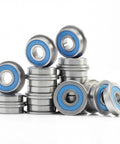 Flanged F695 2RS Bearing 5x13x4mm Blue Sealed Precision For 3D Printers And RC Belts Low Noise Deep Groove Pre Greased Light Contact Seal Mirror Ground Balls Pack Of 20, stacked bearings