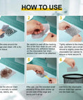 How to use Ditch Sneaky Drain Clogs Now With These Heavy Duty Disposable Hair Catcher Stickers in six simple steps.