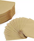 Stacked Cone Coffee Filters Size Four Natural Unbleached Pack Of 100 For Your 12 Cup Drip Coffee Makers Fits Standard Cone Brewers