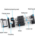 400mm 15.75 Inch Linear Motion Guide Actuator With Beefy Dual Linear Rails 1605 Ballscrew XY XYZ Stage For DIY CNC Router Engraver Nema23 Stepper Motor Compatible