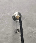 Heavy Duty All Metal RV City Water Inlet With Check Valve For Camper Motorhome Trailer And Marine Use Stainless Steel Water Fill Inlet Replacement Rugged RV Water Connection With Dust Cap, wall-mounted with hose connected