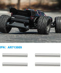 RC car on asphalt with 10 Piece RC Car Axle Pins 2.5x16.8mm AR713009 for Arrma 1 By 8 Typhon Buggy and Kraton Truck shown below