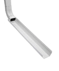 Dripper Flipper Vinyl Downspout Redirector White With Hinged Cup Design for metal and plastic gutters, fits 2x3 downspouts.