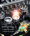 Illustration of RV Generator Fuel Pump Kit for 4000 4KW Microlite MicroQuiet Series with emphasis on stable fuel supply system.