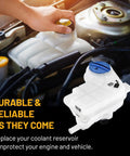Engine Coolant Overflow Tank 603-638 Direct Fit Replacement For Audi A4 A4 Quattro 2002 2009 2.0L 1.8L 3.2L V6