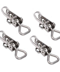 4 Pack Toggle Latch Clamp With Locking Hole For Toolbox Cabinet Doors And Smoker Lids, Marine Grade 304 Stainless Steel