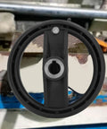 3.9 Inch Two Spoke Hand Wheel With Folding Revolving Handle For Milling Machines And Lathes Black Finish 12mm Center Bore
