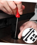 Installing Heavy Duty Keyboard Slide Rail Bearing Drawer Track For Under Desk Storage All Metal Ball Bearing Sliders