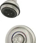 Allura 3-Spray Shower Trim With Secondary Volume Control In Satin Nickel, Single Handle Low Flow 1.5 GPM, Valve Not Included