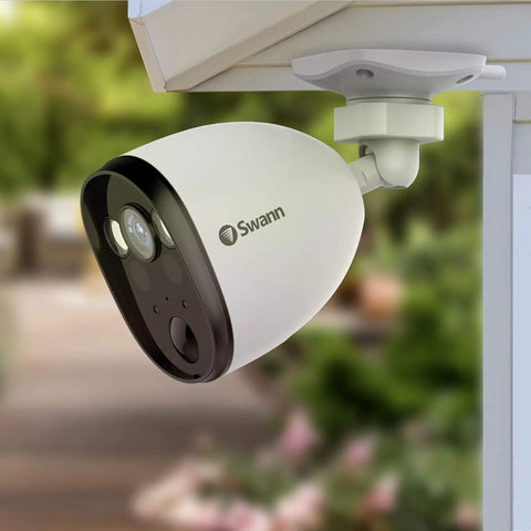 1080p Full HD Indoor Outdoor WiFi Security Camera With Spotlight No Hub Needed Waterproof Weatherproof Design Color Night Vision