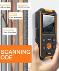 Slick Rechargeable Stud Finder With Bright LCD Display And Heavy Duty Underground Cable Tracker for scanning metal wires and wood patterns.