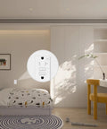 Top Notch 20 Amp GFCI Outlet 20 Pack With Bright LED Indicator And Rain Ready Slim Wall Receptacle view in modern bedroom.