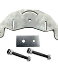 Heavy Duty D Plate Backing Plate For 2x72 Belt Grinder With Rock Solid Mounting Bolts, 1/8 inch steel, includes bolts.