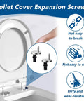 Two Pack Quick Release Toilet Seat Hinges For Blind Hole Fixes Built For Zero Sweat Setup And Slick Operation Made From Dang Tough Stainless Steel With Heavy Grip Rubber Bushings To Secure Your Bathroom Fixture Once And For All