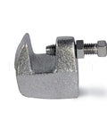 Close-up of Junior Heavy Duty Workhorse Beam Clamp Wall And Ceiling Mount For Vertical Piping Support Three Eighths Inch Clamp