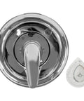 Moen Tub And Shower Trim Kit Replacement For Moentrol And PosiTemp Faucets, Chrome Plated Plastic, Single Handle Valve, top view