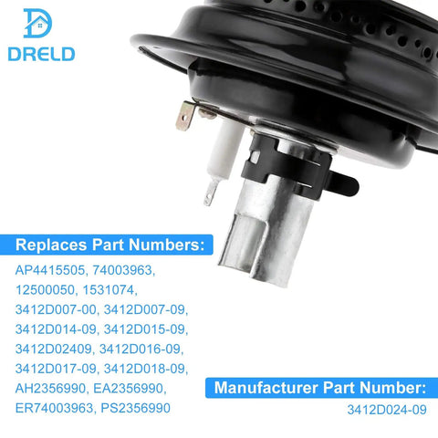 Sealed Burner Igniter Heads For Gas Range Replacement Pack Of 4 Easy Drop In Install No Fuss Fit Featuring Part Numbers