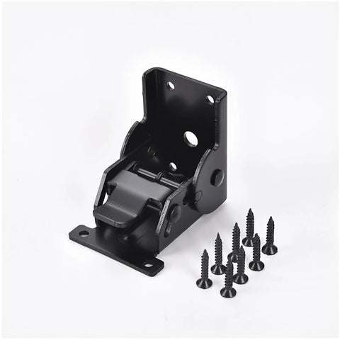 90 Degree Self Locking Folding Hinge Lock Steel Foldable Bracket Hidden Hinge Set Of 4 For Extension Brackets Of Table Legs Bed Legs And Workbenches Heavy Duty