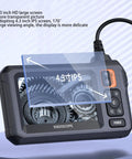 Industrial Endoscope 1080P HD 8mm Borescope With 4.3 Inch Screen showcasing gear details with 16.4 Ft Cable for repairs.