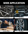 Heavy Duty 12V Air Horn Suspension Compressor Featuring Hella Fast Inflation For Truck Train Tire Air Ride System And Diy Pneumatic Tools Knockout Build Straight Up Strong, showcasing air vehicle horns, air suspension, pneumatic nail gun, and tire inflation.