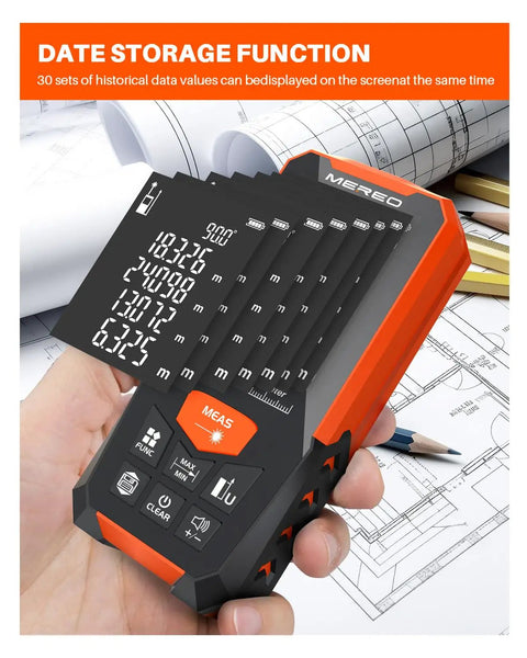 Hella Precise Green Laser Measure With 328 Foot Range And Integrated Electronic Level That Hits Distance Markings Dead On Every Time For Fast Reliable Construction And Diy Projects