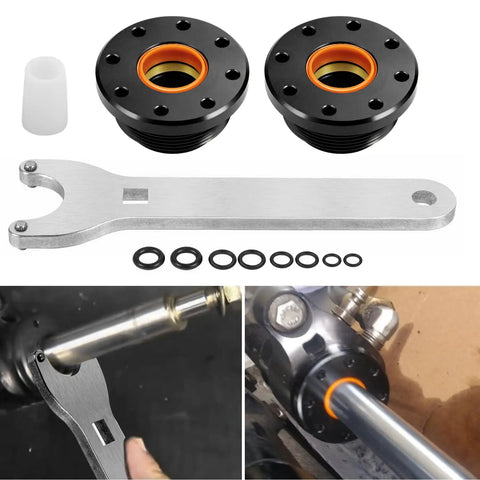 Seal Kit For Hydraulic Steering Cylinders With Pin Wrench HS5157 Marine Grade DIY Friendly Easy Fix For Pivot Front Mounted Steering