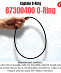 Replacement O Ring 87300400 87300400Z for Pentair Clean And Clear Predator Easy Clean And Warrior Filter Tank Bodies 2 Pack Durable Silicone Seal For Pool Filtration Systems And Spa Equipment, black O-ring held by hand