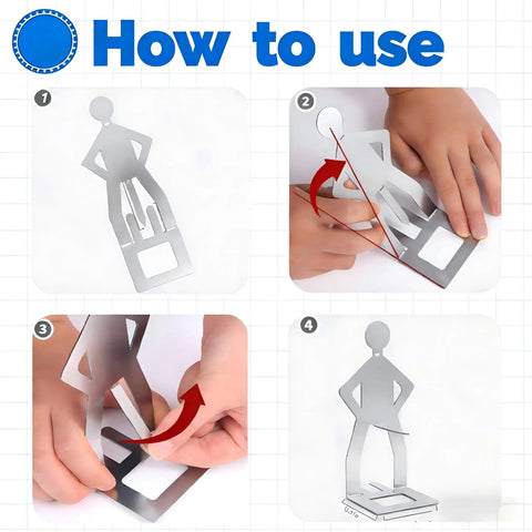 How to use Funny Man Shaped Hot Dog Holder For Grilling Hands Free Stainless Steel Sausage Stand Reusable BBQ Roaster