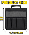 Heavy Duty Garden Pouches For Kneeler With Handle, Portable Tool Organizer Bags With Multiple Pockets, 13.58x11.73 inches