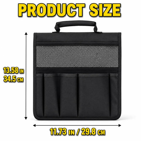Heavy Duty Garden Pouches For Kneeler With Handle, Portable Tool Organizer Bags With Multiple Pockets, 13.58x11.73 inches