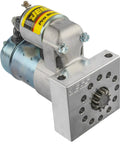 Heavy Duty Mini Starter Built Tough For Gm And Chevy Ls V8 Engines, aluminum mount, gear reduction, compact design.