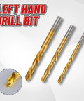 Left hand drill bits from 18 Piece Screw Extractor Set With Left Hand Drill Bits For Removing Broken Bolts And Stripped Screws