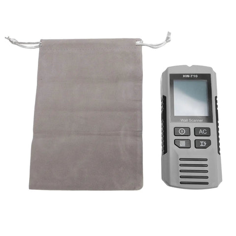 Badafaci Wall Scanner with green display and cloth pouch for wood metal live wire detection