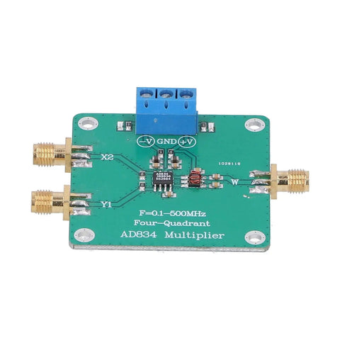Four Quadrant RF Multiplier Mixer Module For Signal Processing And Test Equipment PCB with AD834 Multiplier visible