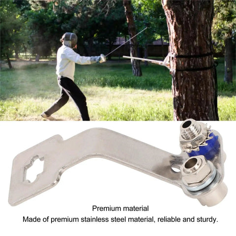 Sturdy Stainless Steel Fencing Socket Bracket For Foil Training And Competition Secure Sword Grip System Stable Support.