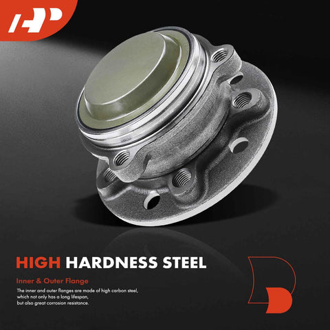 Front Wheel Bearing And Hub Assembly For Mercedes-Benz C300 C350e E300 E350 E450 GLC300 CLS450 GLC43 AMG AWD Compatible Replacement Hub Bearing Set With Precise Fit And Durable Construction And Beefed Up Easy Install