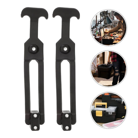 Rubber Latch 4 Pack T Handle Draw Latches with Elastic Buckle Flexible Grip for toolboxes and storage shown with use examples