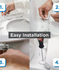 Round Bathroom Toilet Seat Built From Heavy Duty Plastic With Smooth Operator Soft Close Hinges And Nonslip Bumpers Delivering A No Slap Performance That Seals The Deal On Comfort And Style Daily installation steps.