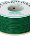 Green 30AWG PCB Wire Wrap Copper Wire, Flexible 0.019 Inch Diameter on spool, tin coated for prototyping and soldering electronics