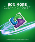ActionPacs Dishwasher Pods With Fresh Scent Go To Grease Fighting Formula for sparkling dishes, green and purple pod